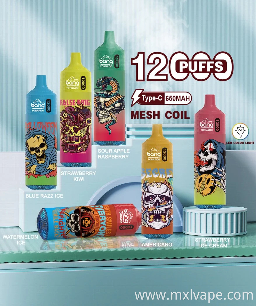 Wholesale Customize Fruit Flavour Bang Electronic Cigarette Elf Box 12000 Puff Bar Disposable Vapes